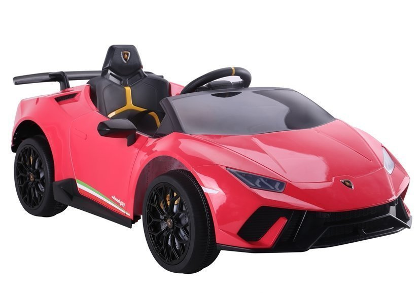 Elektrické auto Lamborghini Huracan pre deti 12 V – červené s diaľkovým ovládaním LEAN CARS