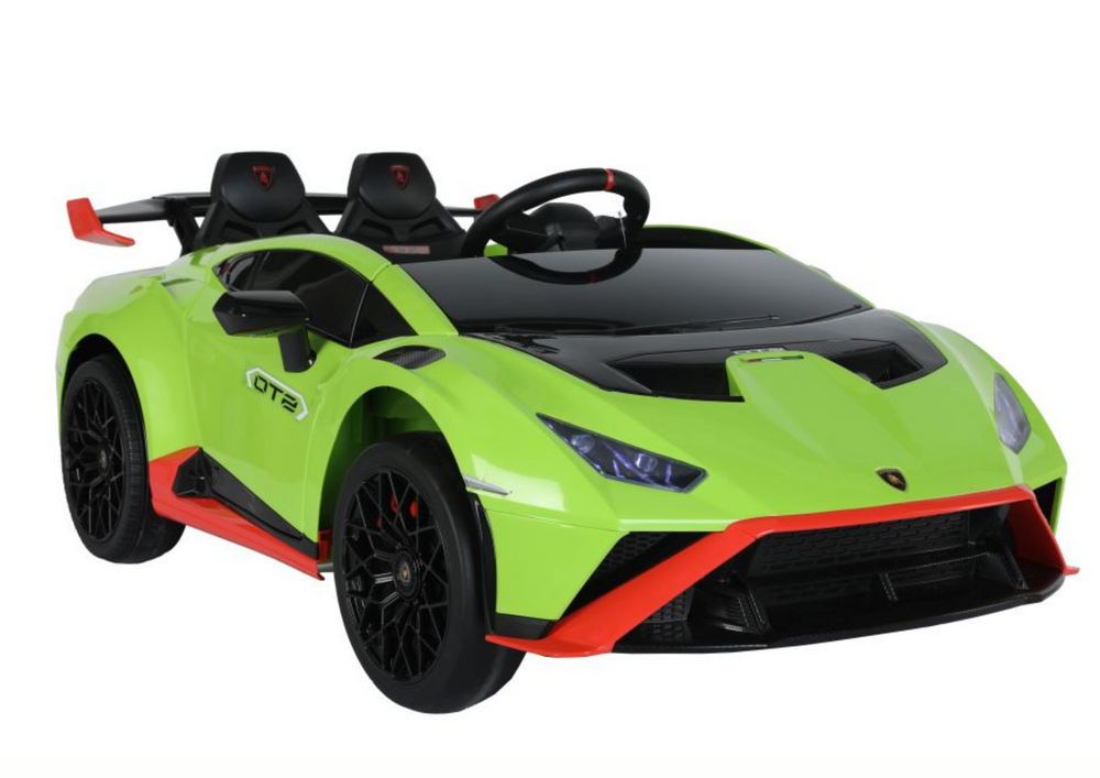 Elektrické auto Lamborghini STO DRIFT Zelené - dětské vozítko s dálkovým ovládáním