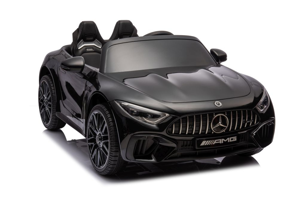 Elektrické auto Mercedes AMG SL63 černé LEAN CARS - luxusní dětské vozítko s realistickým designem a kvalitní konstrukcí