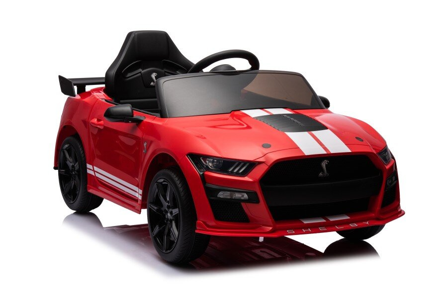 Detské elektrické autíčko Ford Mustang GT500 Shelby 12 V, červené, s diaľkovým ovládaním LEAN CARS