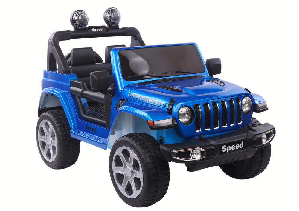 Elektrické vozítko LEAN CARS FT-938 modré lakované 4x4 na akumulátor pro děti