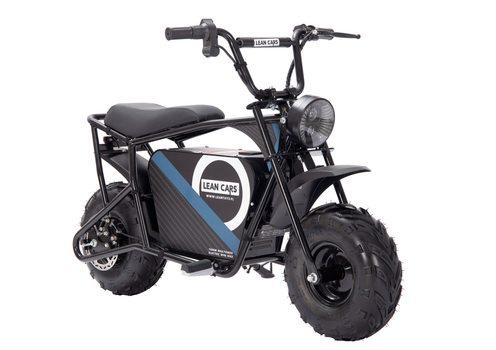 Elektrický Motocykl FIRESTORM HP123E Černý LEAN CARS - 6V Akumulátor s LED Světly pro Děti 3-6 let