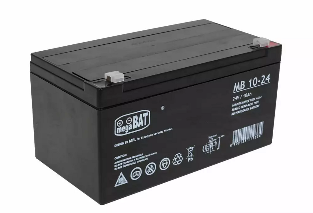 Gelová AGM baterie LEAN CARS 24V 10AH pro dětská elektrická vozítka