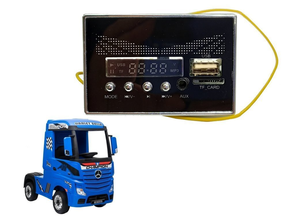 Hudobný panel do autíčka HL358 Actros LEAN CARS – Dotykový displej s melódiami, 20 × 20 × 20 cm
