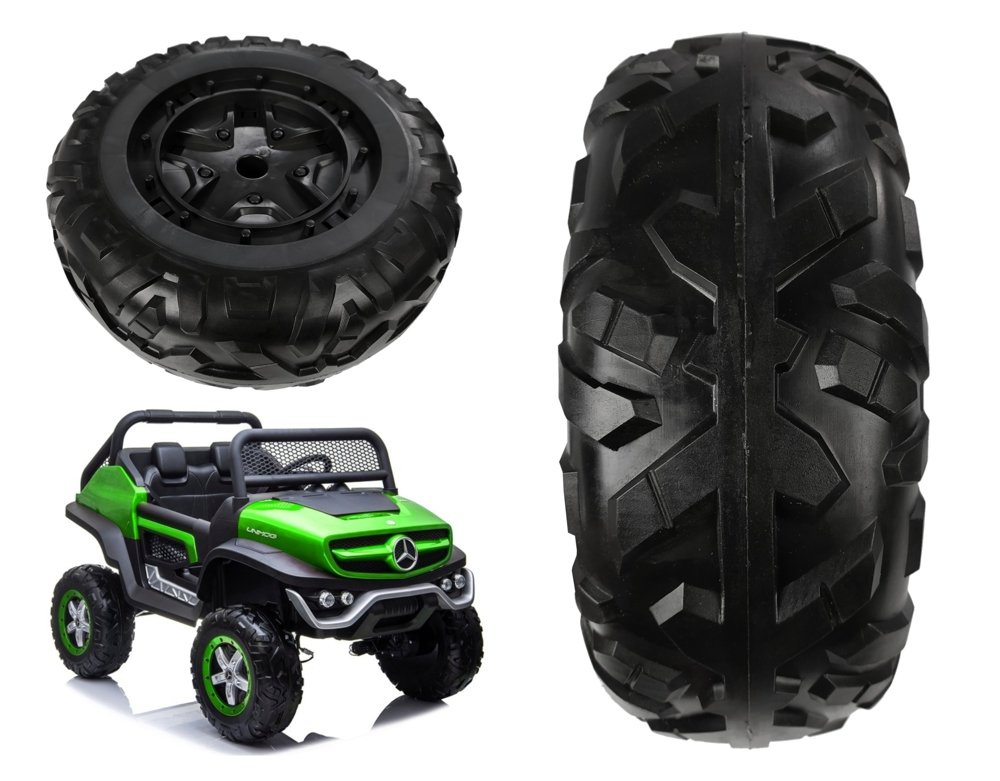 Náhradné koleso Mercedes Unimog LEAN CARS 36x13 cm – originálny diel pre detské autíčko