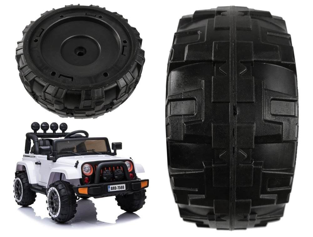 Náhradné koleso pre detské vozidlo LEAN CARS BRD-7588 – originálny diel 25,5 × 11 cm