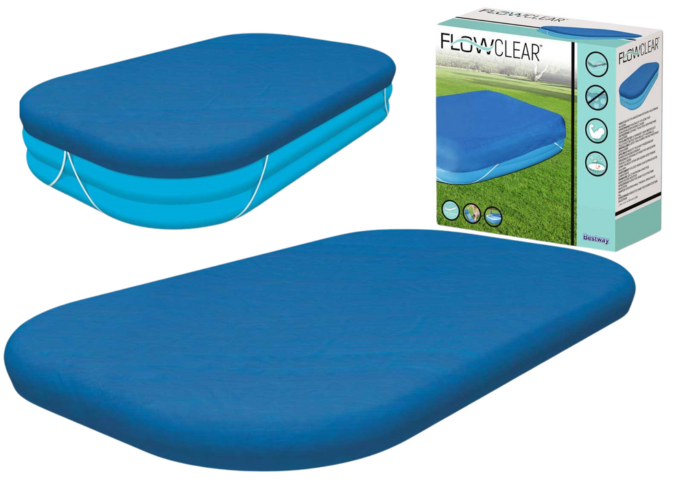 Kryt na bazén 305 x 183 cm Bestway 58108 – ochrana pred nečistotami a odparovaním