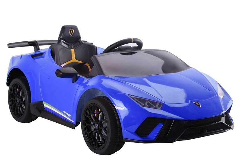 Elektrické auto Lamborghini Huracan LEAN CARS modré pre deti – luxusný dizajn s ovládaním pre rodičov