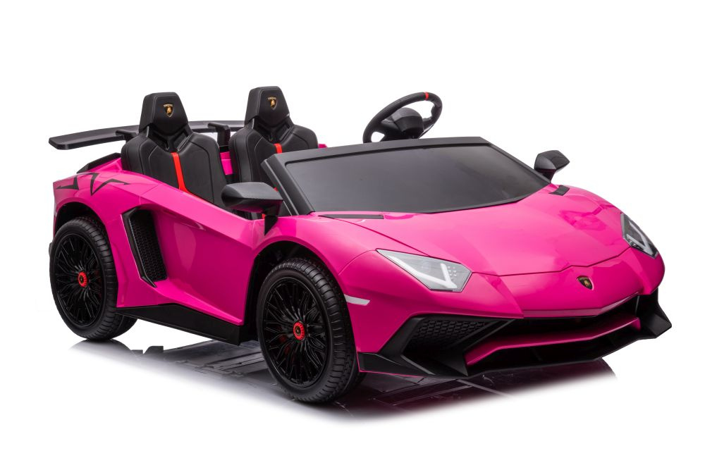 Detské elektrické autíčko Lamborghini XXL A8803 ružové 24 V – LEAN CARS – bezkefový motor