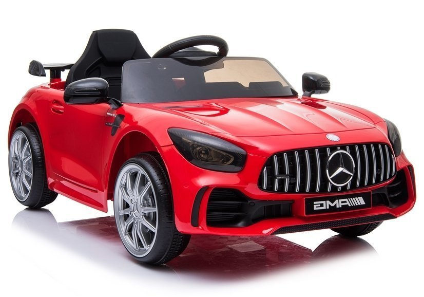 Elektrické autíčko Mercedes GTR LEAN CARS 12 V, červené, s diaľkovým ovládaním pre deti vo veku 3–8 rokov