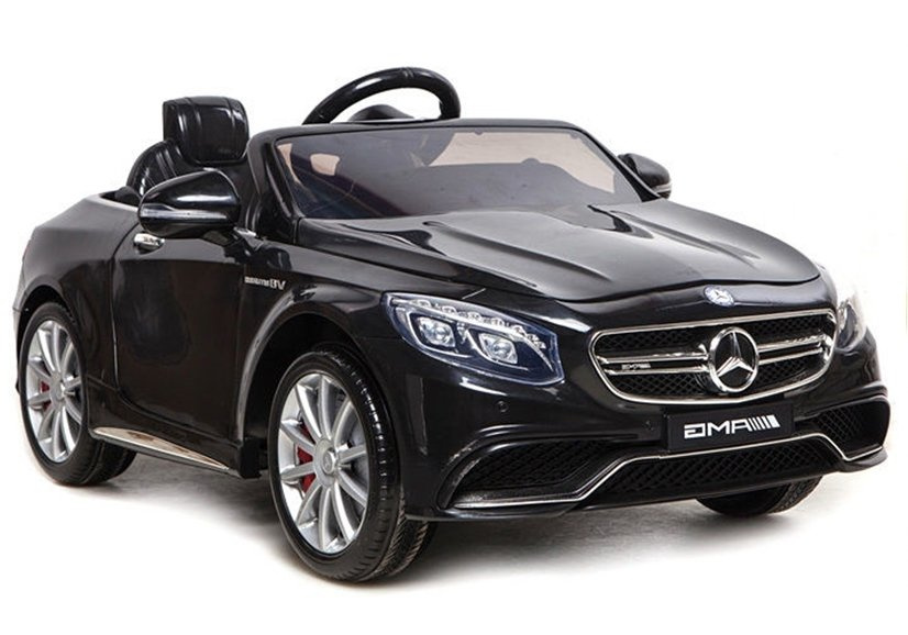 Mercedes S63 AMG Elektrické autíčko Černý Lakovaný LEAN CARS s dálkovým ovládáním