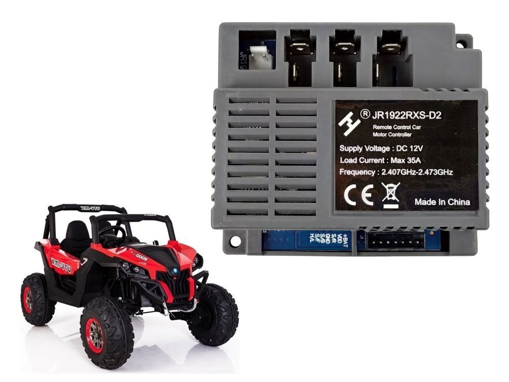 Náhradný riadiaci modul LEAN CARS JR1922RXS-D2 12 V pre modely XMX603 a Unimog s 6-pinovým konektorom