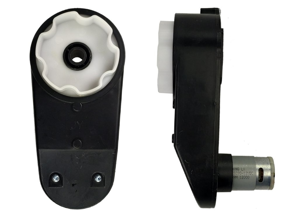 Motor s prevodovkou 12 V pre elektrické vozidlo QLS-5688 LEAN CARS – náhradný diel, os 10 mm