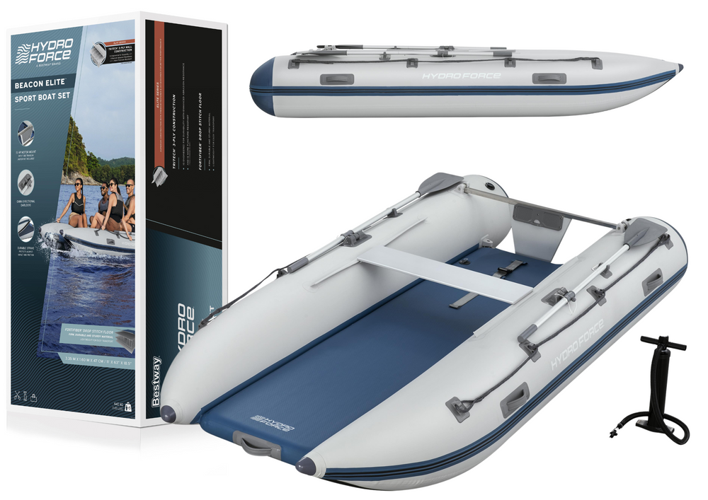 Nafukovací čln Bestway 65185 Hydro-Force Elite 335 × 167 × 47 cm pre 5 osôb, nosnosť 640 kg