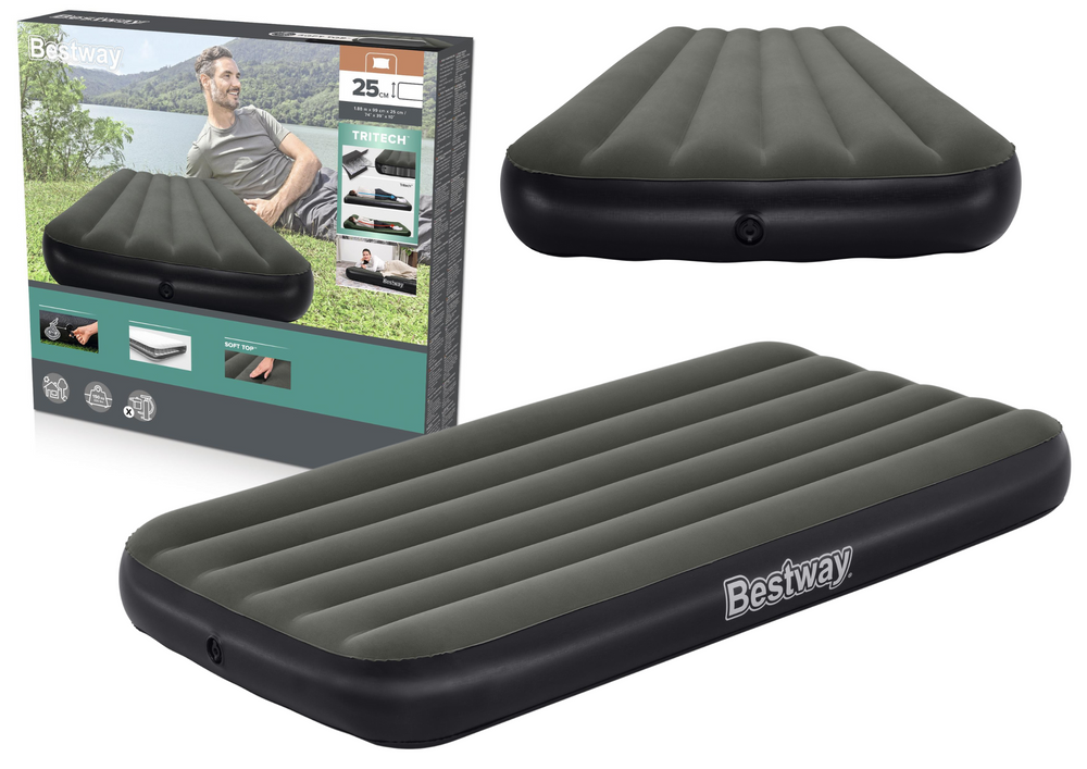 Nafukovacia matrac Bestway 188 × 99 × 25 cm s trojvrstvovou konštrukciou pre maximálny komfort a odolnosť