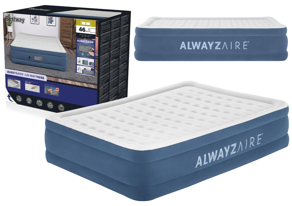Nafukovacia matrac Bestway 203 × 152 × 46 cm – rodinná s nosnosťou 200 kg