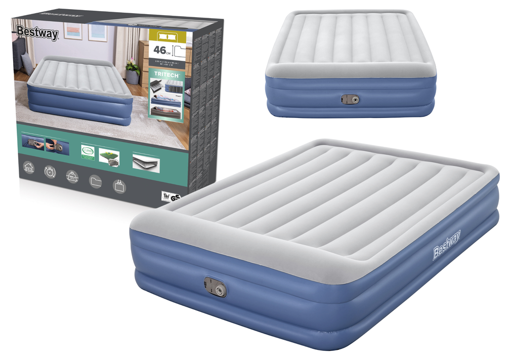 Nafukovacia matrac Bestway 203 x 152 x 46 cm – veľká rodinná matrac do vody