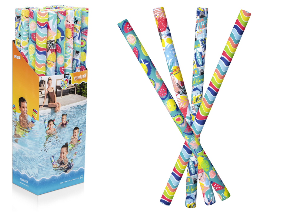 Pěnový plavecký noodle 112 cm Bestway 32217 - elastická pěnová pomůcka pro výuku plavání