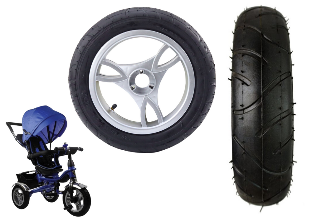 Plastové predné koleso PRO600 s pneumatikou 29 cm – náhradný diel LEAN CARS pre detské vozidlá