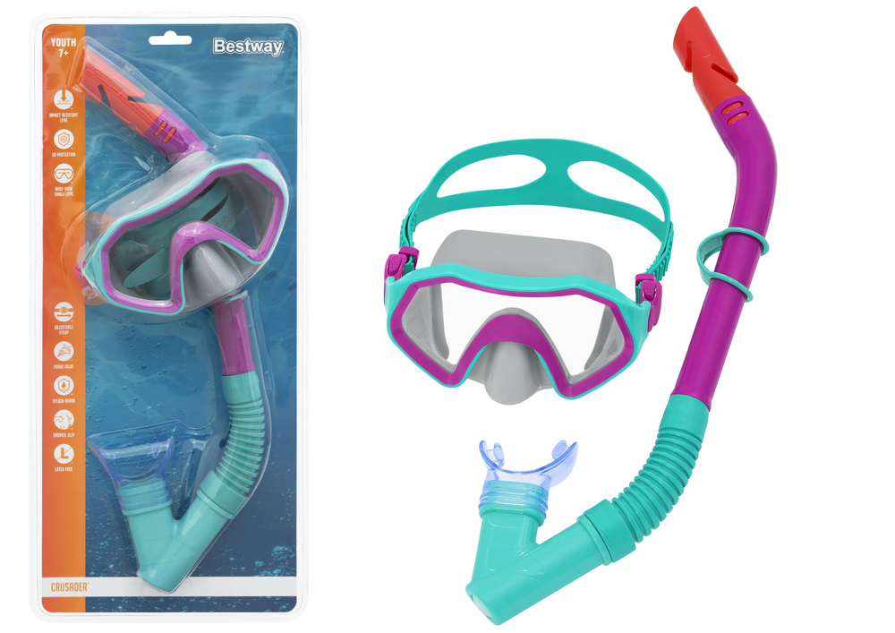 Potápačská súprava Bestway Hydro Swim 24025, modrá, pre deti od 7 rokov, s maskou a šnorchlom 2