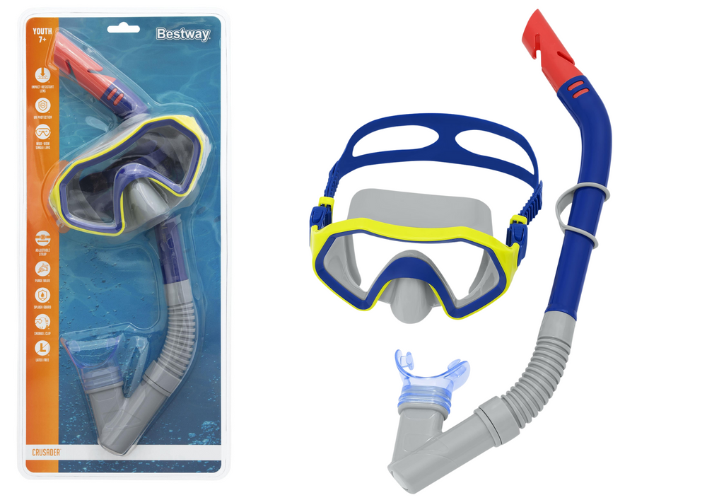 Potápačská súprava Bestway Hydro Swim 24025, modrá, pre deti od 7 rokov, s maskou a šnorchlom 1