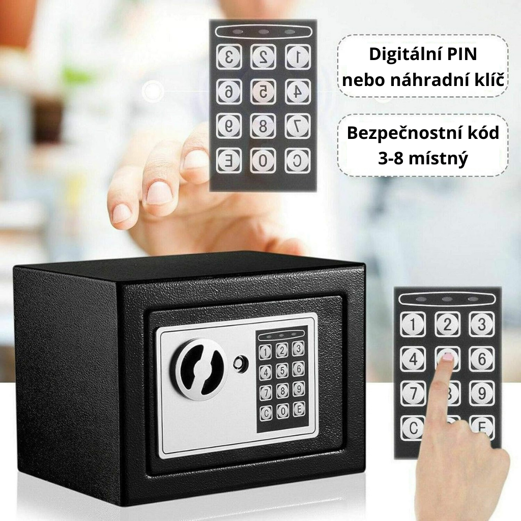 Trezor – elektronický zámek