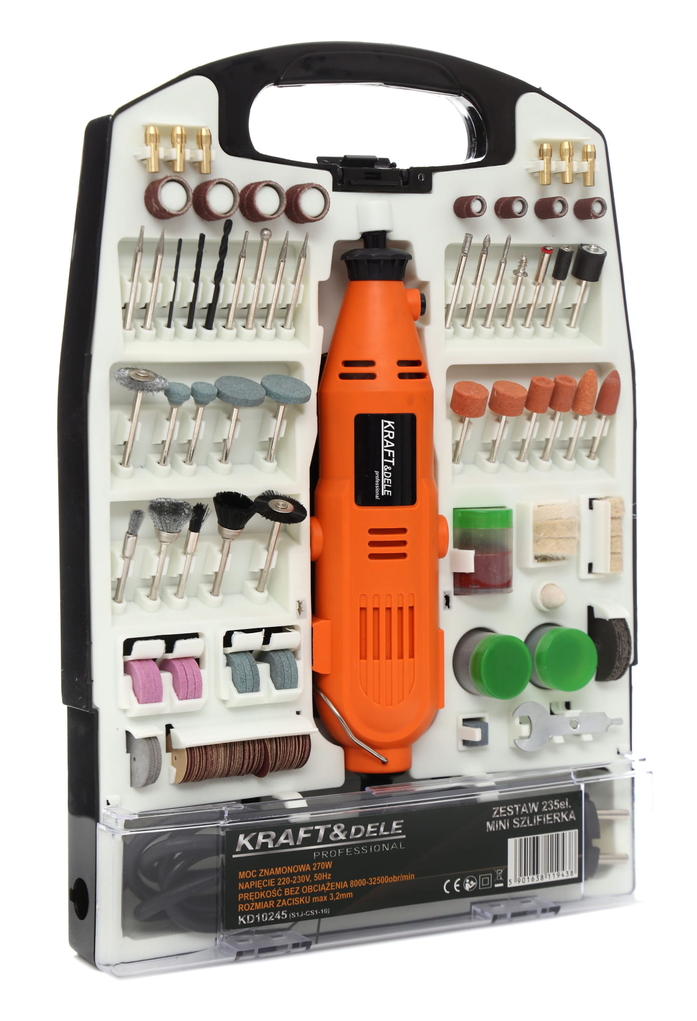 Mini bruska 270 W kd10245 235 elem.