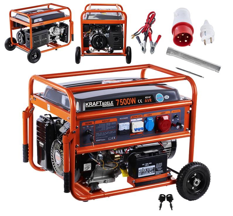 Generátor 7500 W 230, 400 V KD147