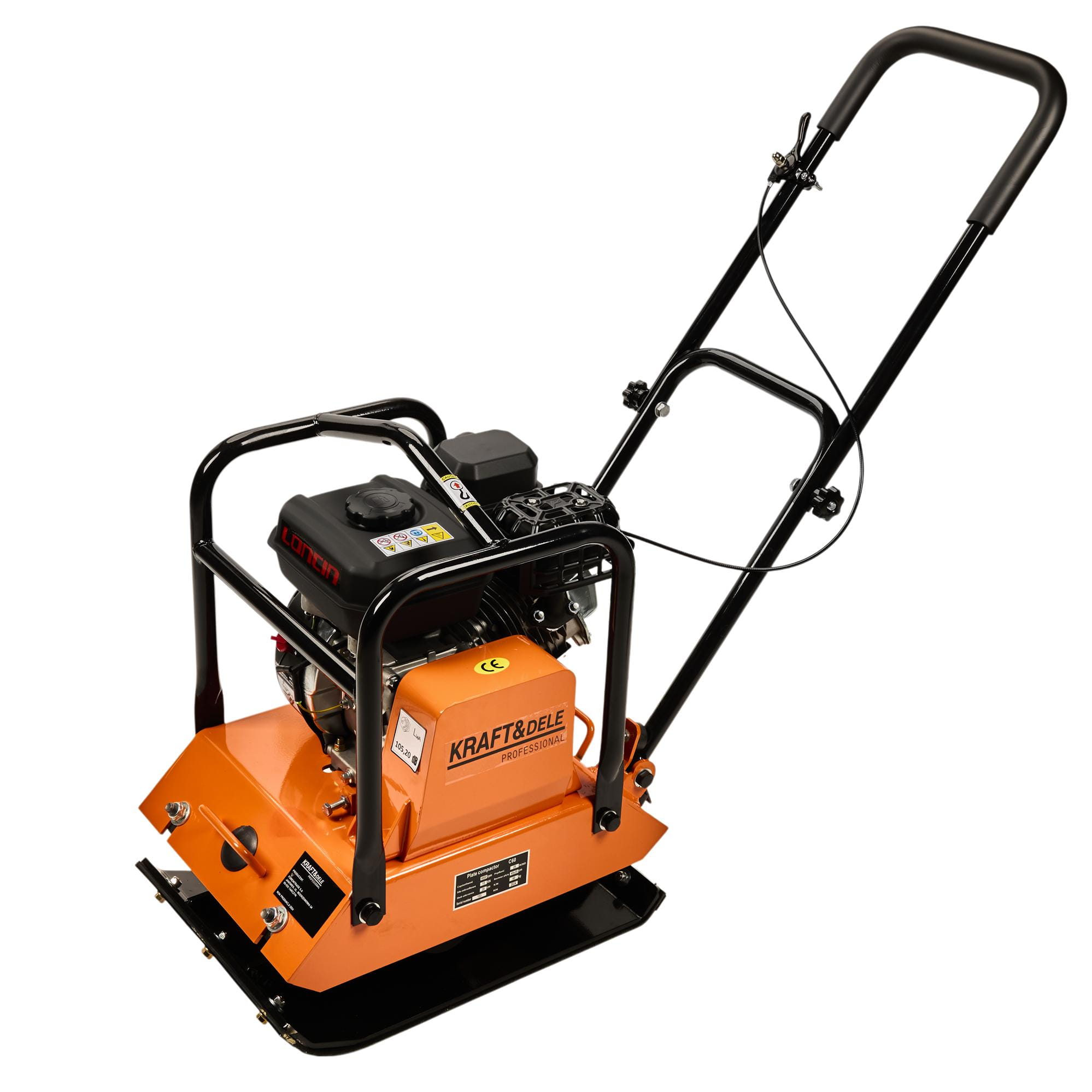 Kompaktor loncin 7hp 60 kg s gumou KD1196