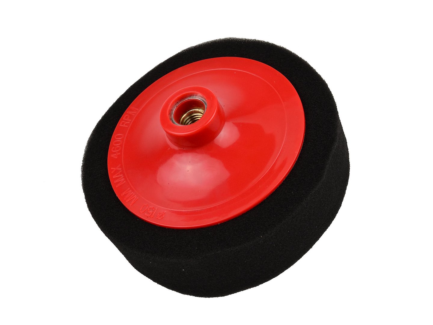 Lešticí houba černá 150 mm x 45 mm M14 tvrdá – celkový pohled