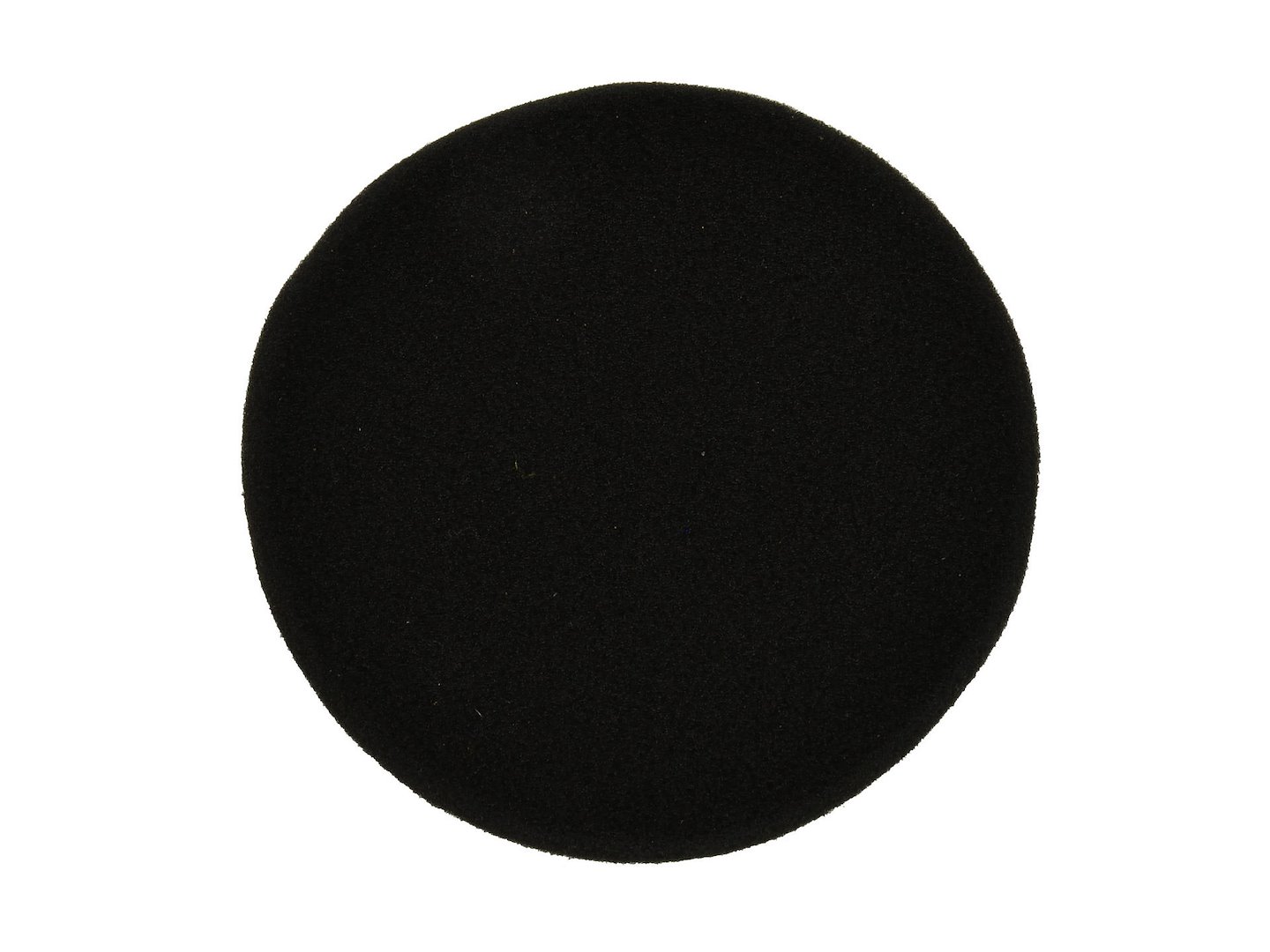 Lešticí houba černá 150 mm x 45 mm M14 tvrdá – detail závitu M14