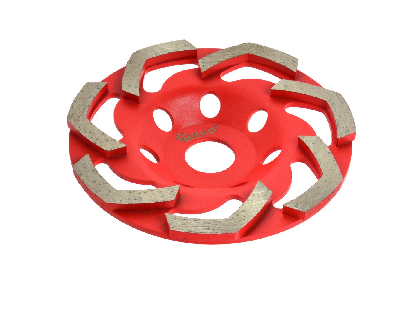 Diamantový kotouč na broušení betonu RED 125 mm – detail brusné plochy