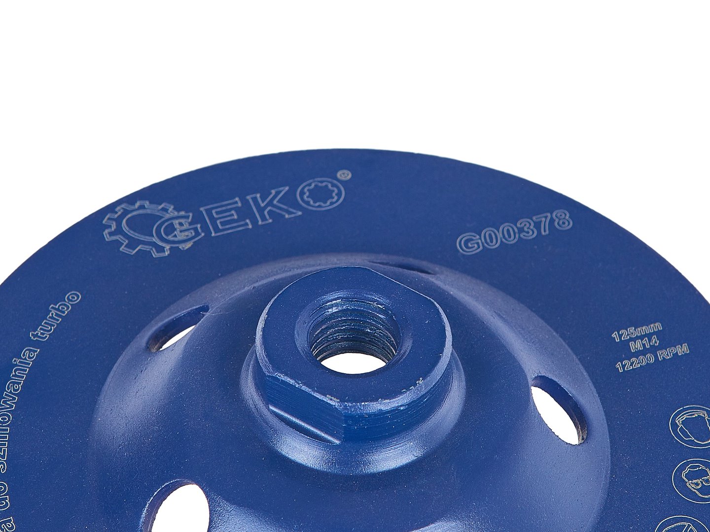 Brusný kotouč průměr 125 mm M14 turbo Geko (20 ks) 5
