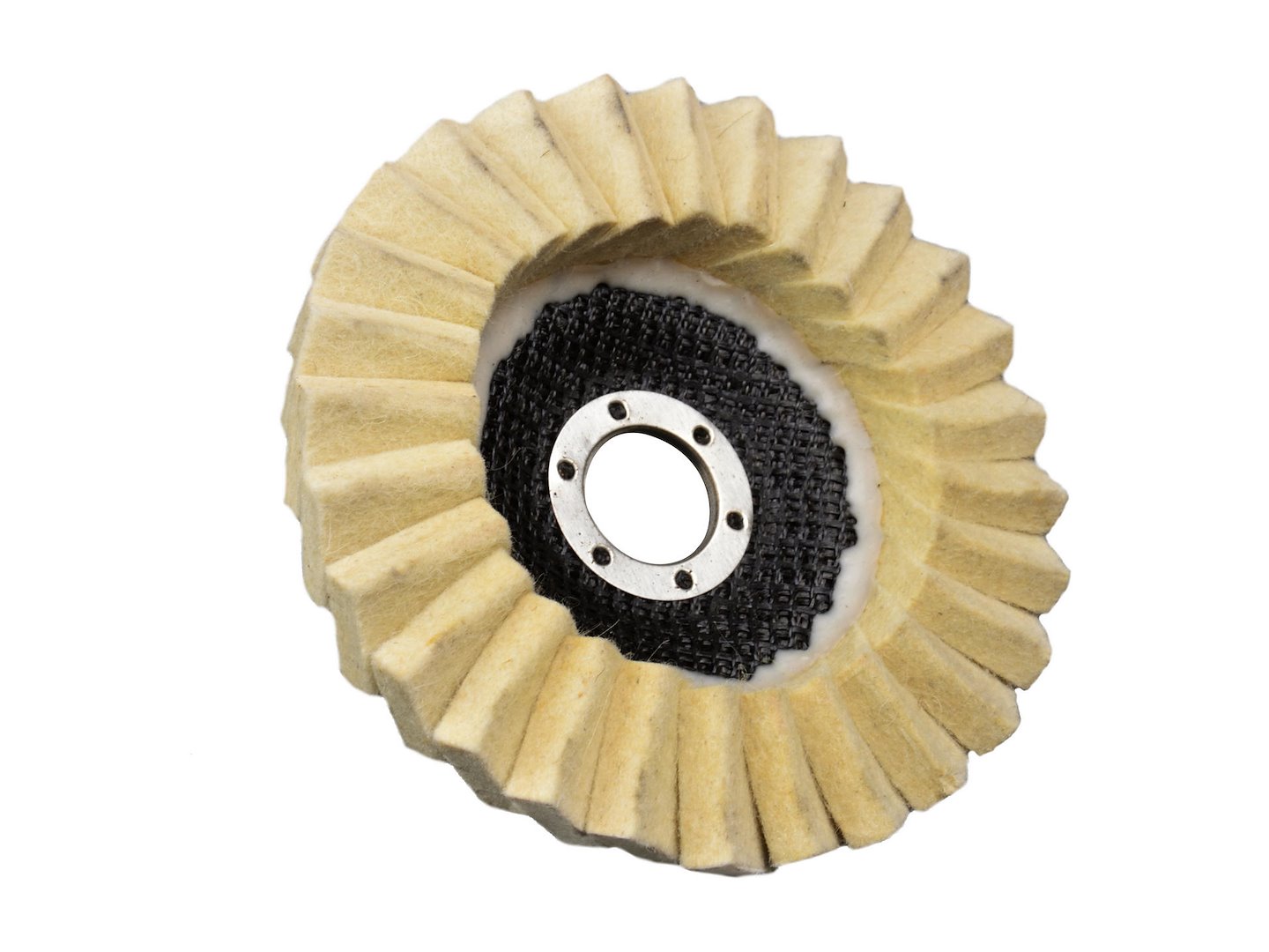 Filcový brusný kotouč 125 mm GEKO – pohled zepředu