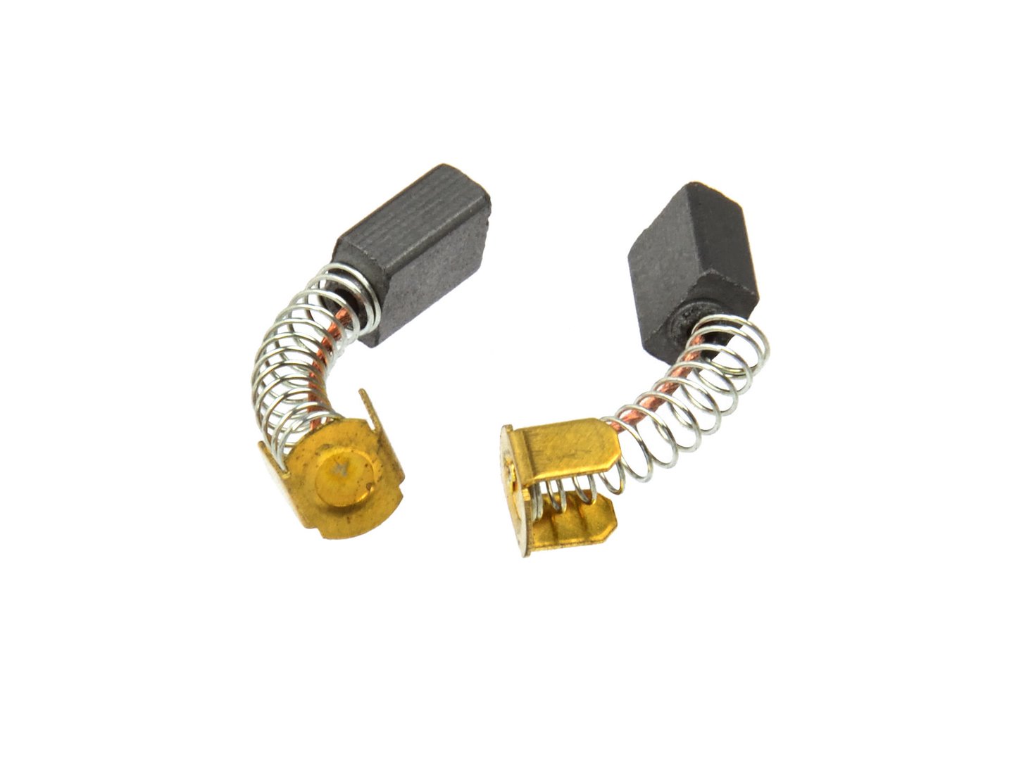 Uhlíkové kartáče Geko 115+ 5x8x12 mm – pohled na kartáče