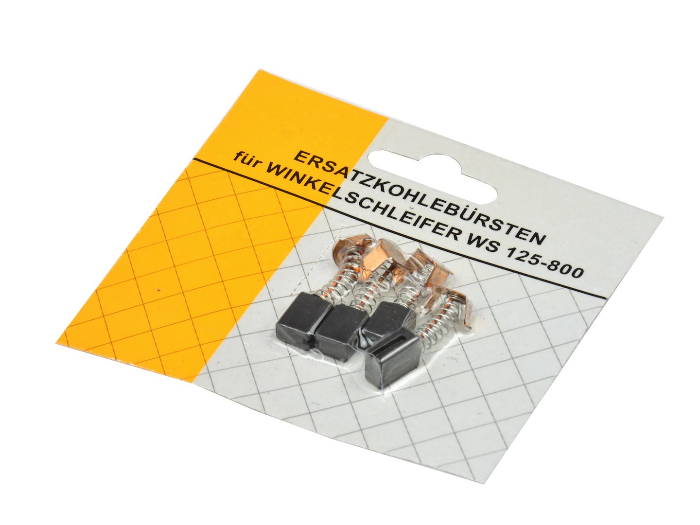 Uhlíkové kartáče Geko 125 mm – detail rozměrů kartáče 5x8x10 mm
