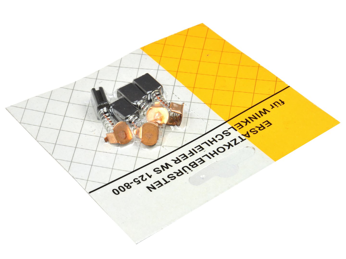 Uhlíkové kartáče Geko 125 mm – detail drážkované strany kartáče