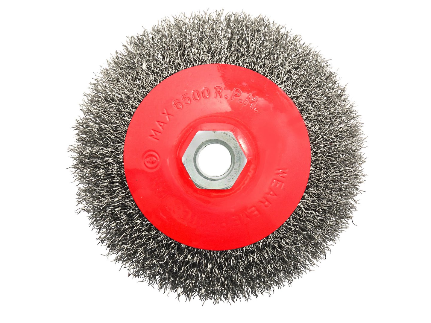 Otočná boční drátěná kartáč 115 mm M14 – detail drátěného vlákna