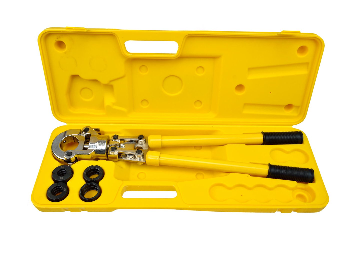 Lisovací kleště Geko PEX-AL-PEX 16-32 mm – celkový pohled