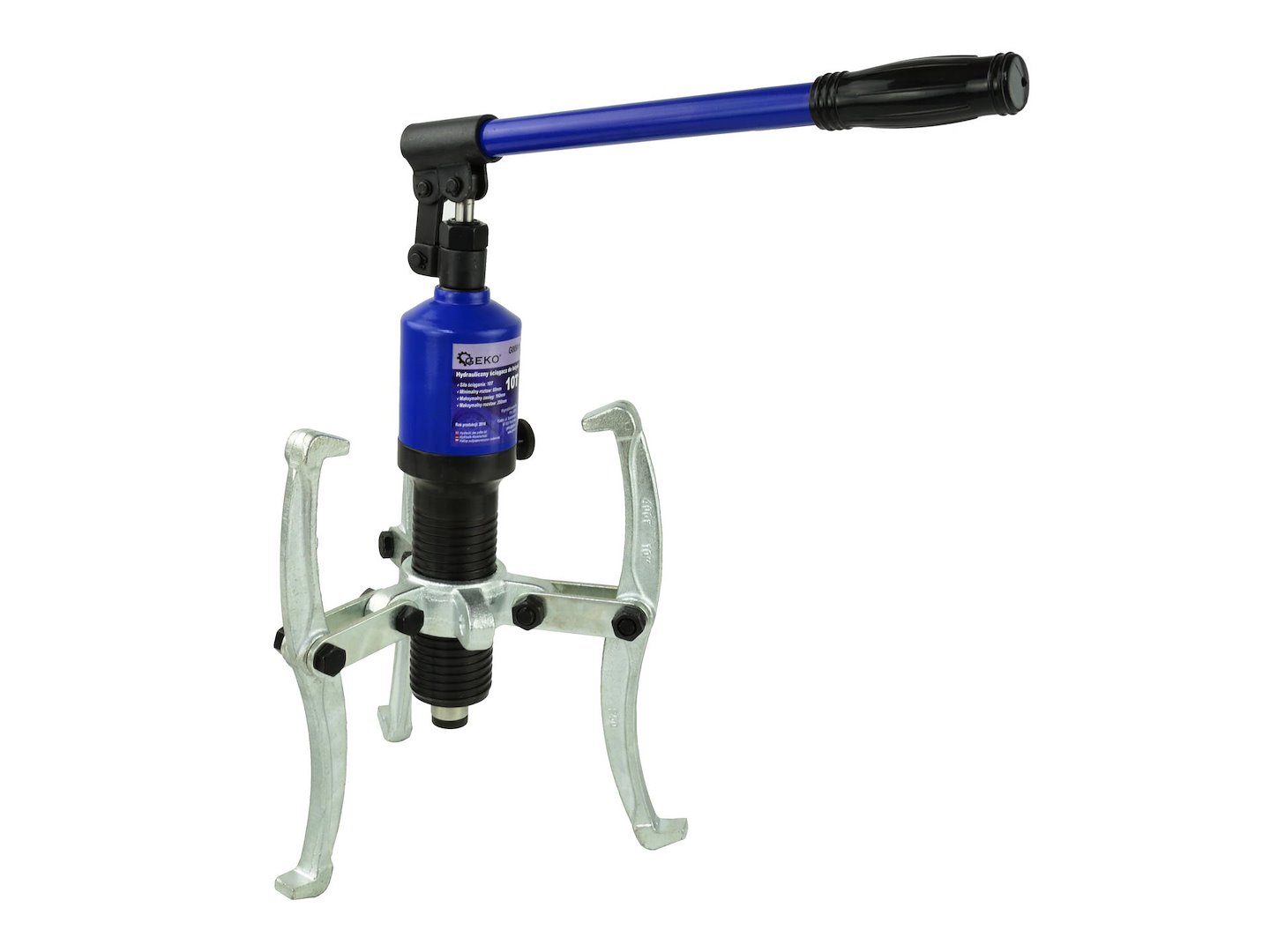 Hydraulický stahovák ložisek 10T Geko – detail čelistí