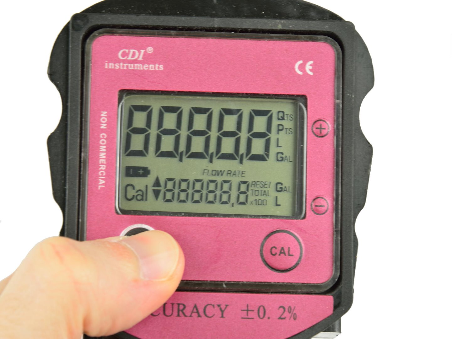 Pištoľ pro čerpací stanici Geko G00950 – průtokoměr