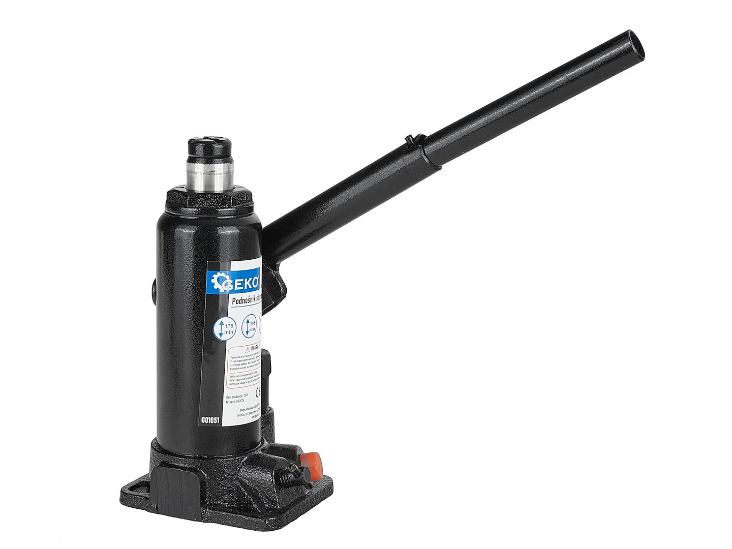 Hydraulický sloupový zvedák 4T GEKO – detail spodní části