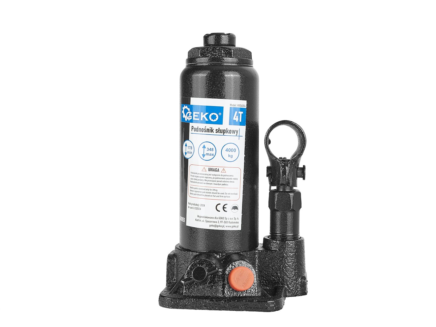 Hydraulický sloupový zvedák 4T GEKO – detail sloupového mechanismu