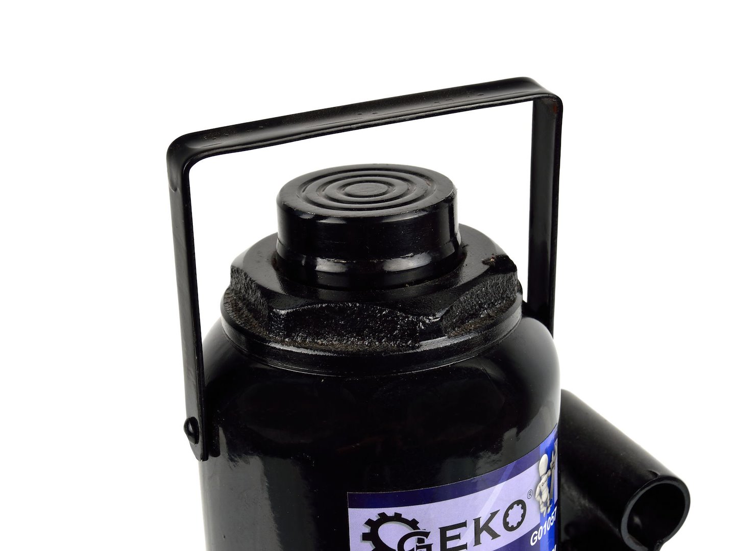 Hydraulický sloupový zvedák 32T GEKO – bezpečnostní ventil a detail