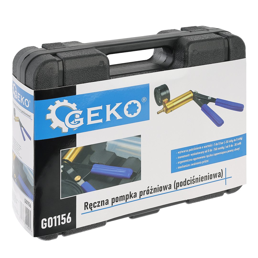 Ruční vakuová pumpa podtlaková 1–4 bary Geko 6