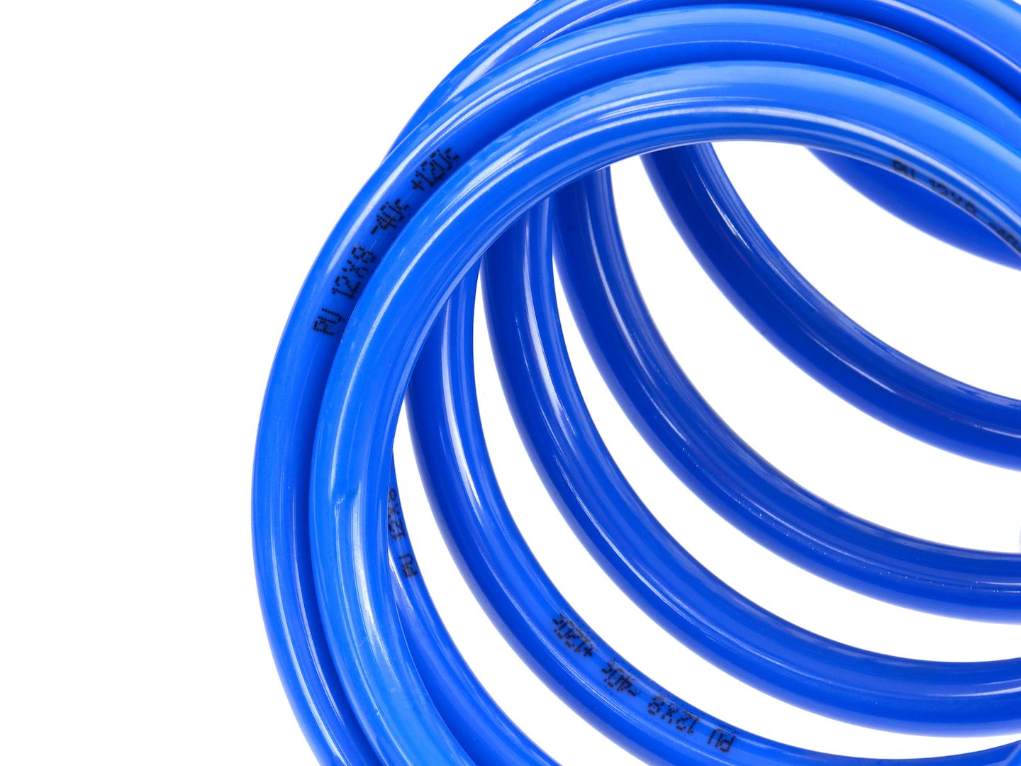 Pneumatická hadice PU 8x12 mm 15 m Geko – detail spoje