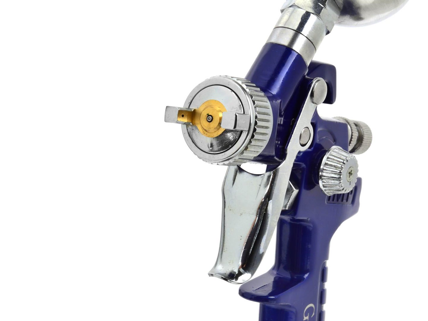 Lakovací pistole HVLP mini 125 ml 0,8 mm – detail trysky