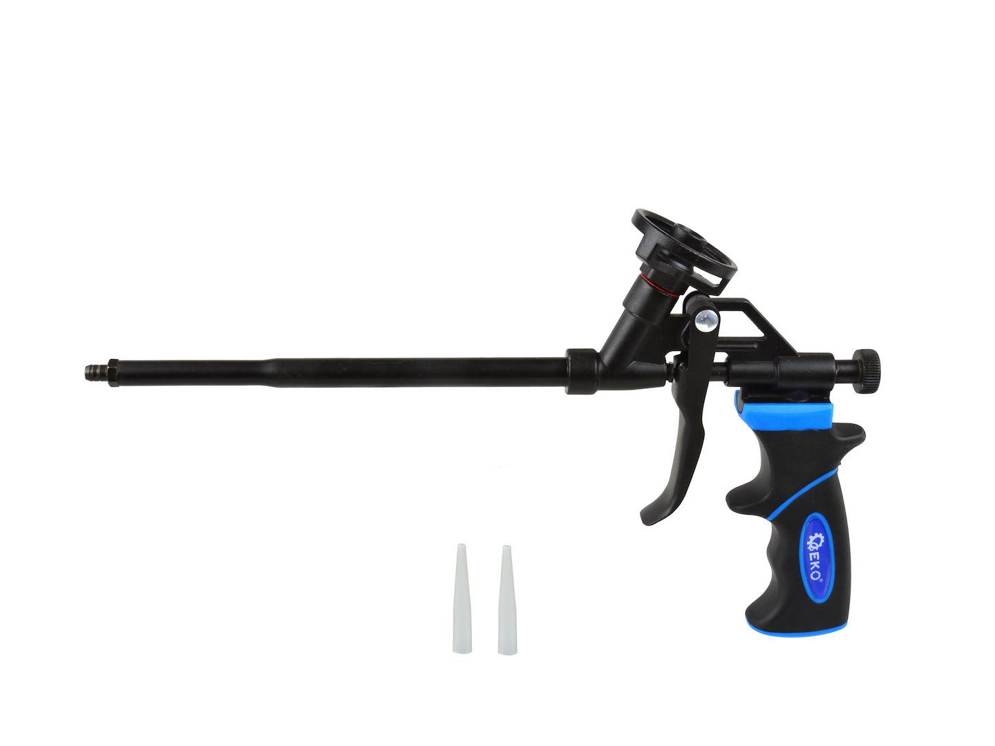 Pištoľ na montážnu penu PTFE Geko G01205 – celkový pohľad