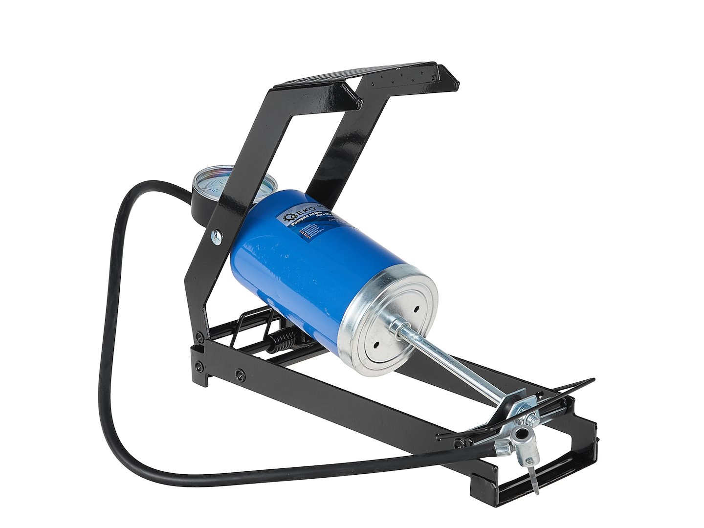 Jednopístová nožní pumpa velká 80 x 130 mm – Geko G01303 4