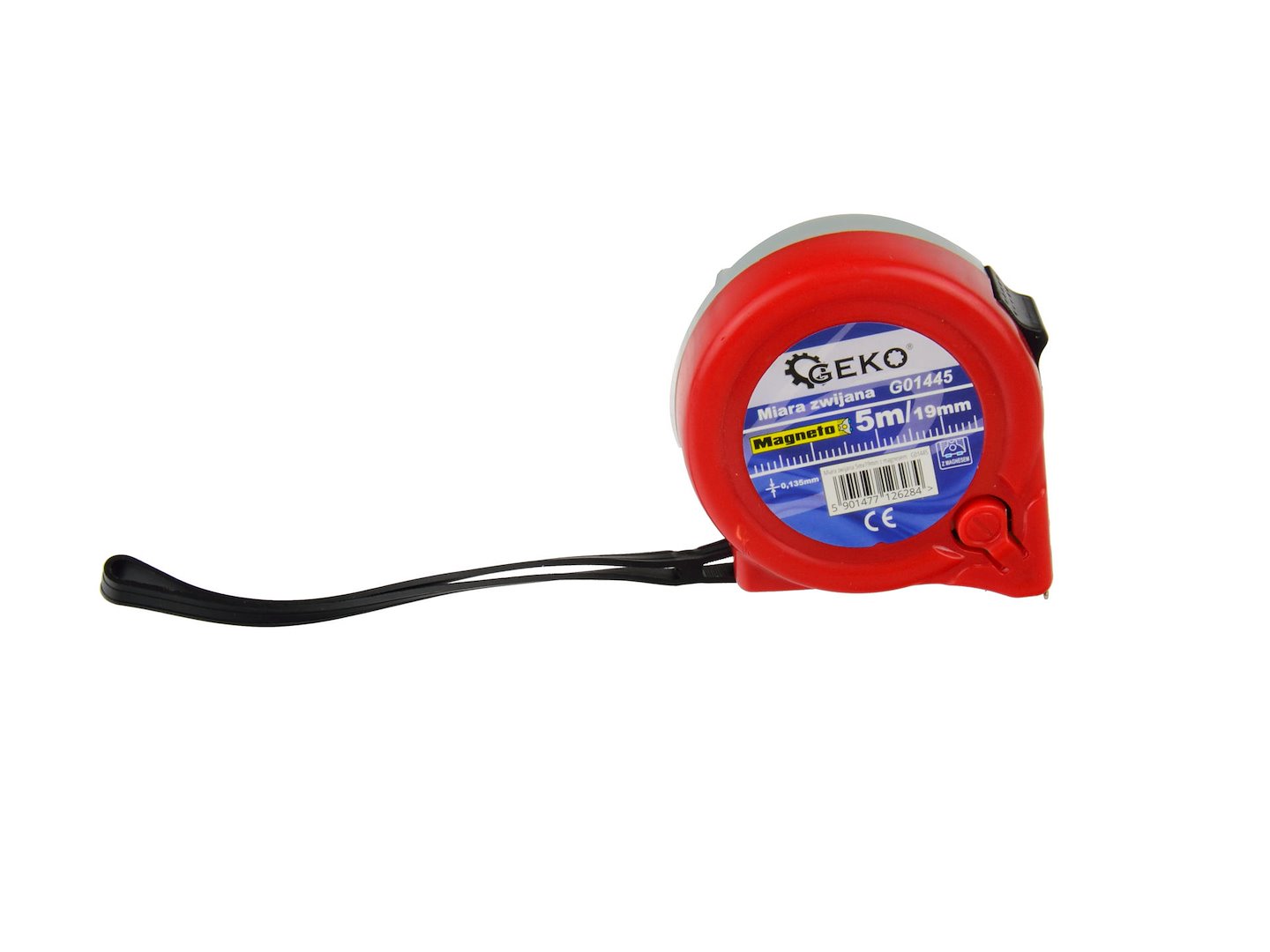 Svinovací metr 5 m × 19 mm s magnetem Geko (12/120) 8